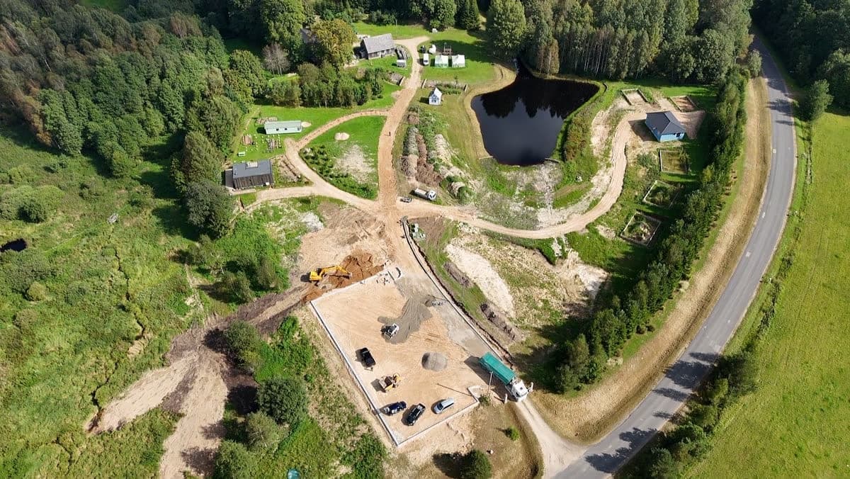Pamatų tranšėjos privačiam namui